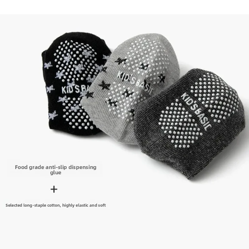 Juego de 12 pares de calcetines de algodón para bebés de 0 a 3T, calcetines antideslizantes para niños y niñas, calcetines para niños pequeños, accesorios para bebés recién nacidos - imagen 5