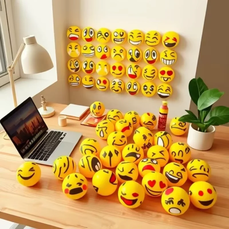 Esponja de espuma para aliviar el estrés, pelota para apretar, juguete para apretar, mano, muñeca, ejercicio, esponja, juguete para chico, adulto, niño, regalos creativos