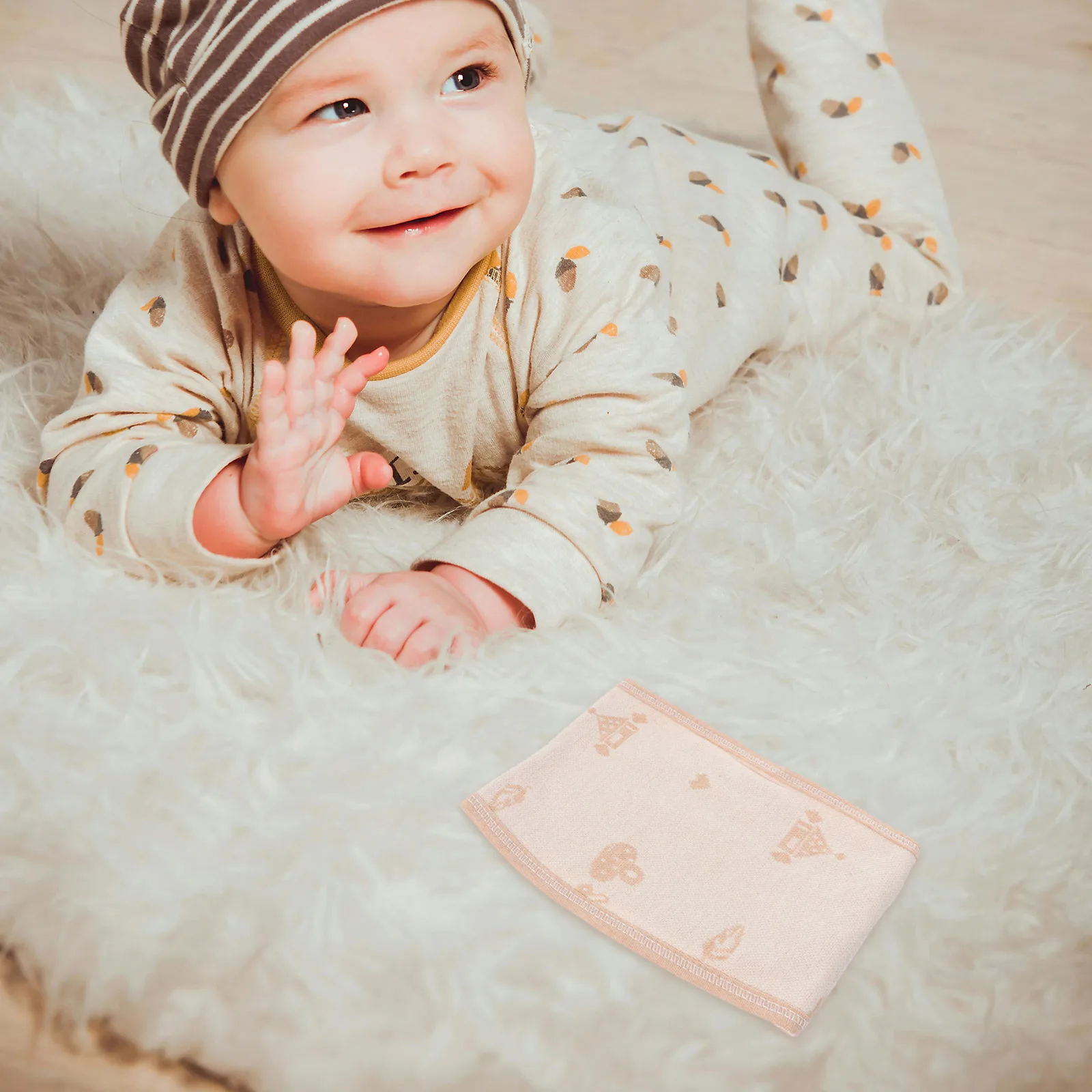 4 Uds. Bandas para el ombligo del bebé, Protector infantil de algodón, bandas para el vientre para recién nacidos suaves y cálidas y respetuosas con la piel para bebés pequeños