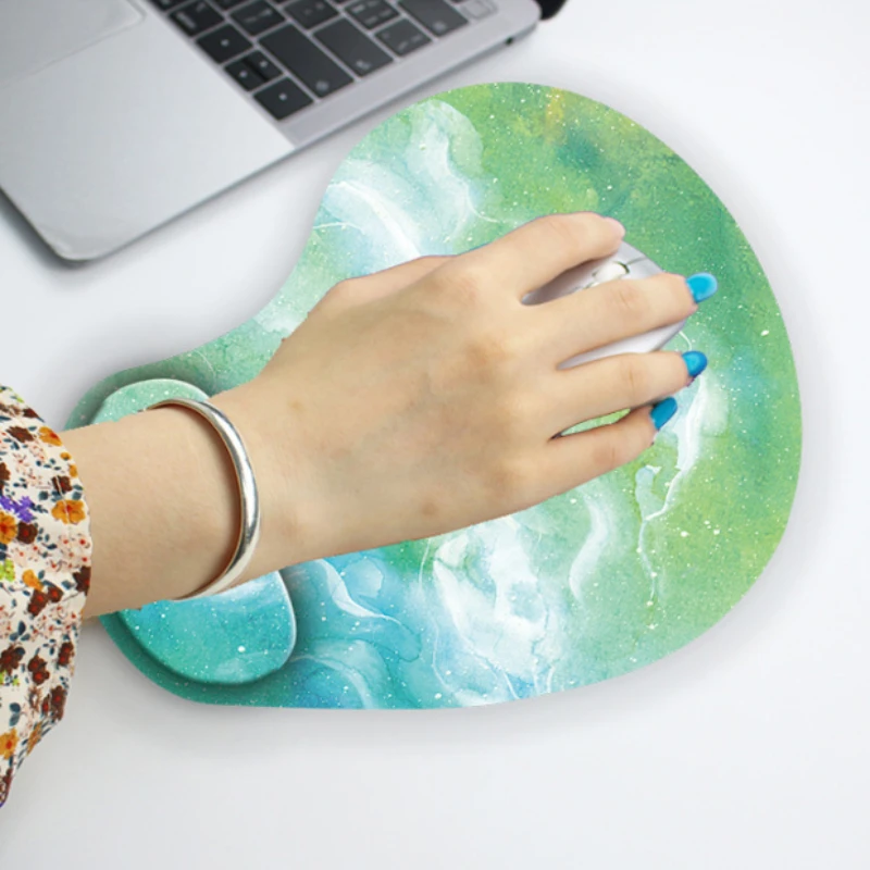 Alfombrilla de ratón para muñeca, ergonómica, suave, antideslizante, soporte para reposamuñecas, alfombrilla para ratón de ordenador para PC de oficina - imagen 4