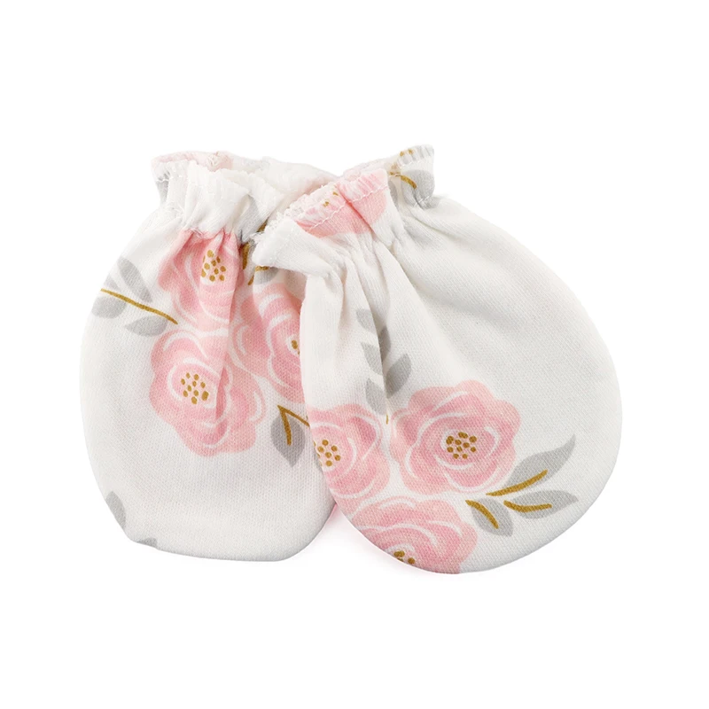 6 par/lote de guantes para recién nacidos, manoplas de algodón con dibujos animados para niñas y niños, manoplas de protección facial suaves y transpirables para bebés, accesorios de 0-6M - imagen 5