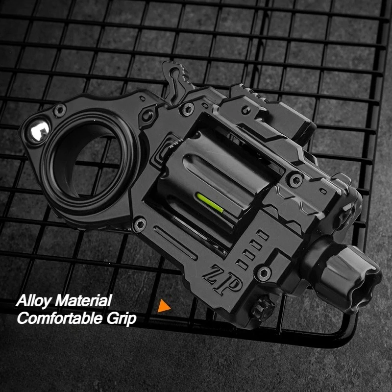 EDC Fidget Spinner Revolver metálico – Juguete antestrés para niños - imagen 2
