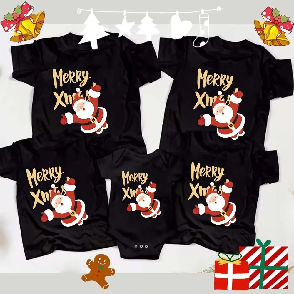 Camisas Coordis familia + pelele bebé – Conjunto Navidad - imagen 2