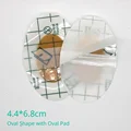 oval with oval pad