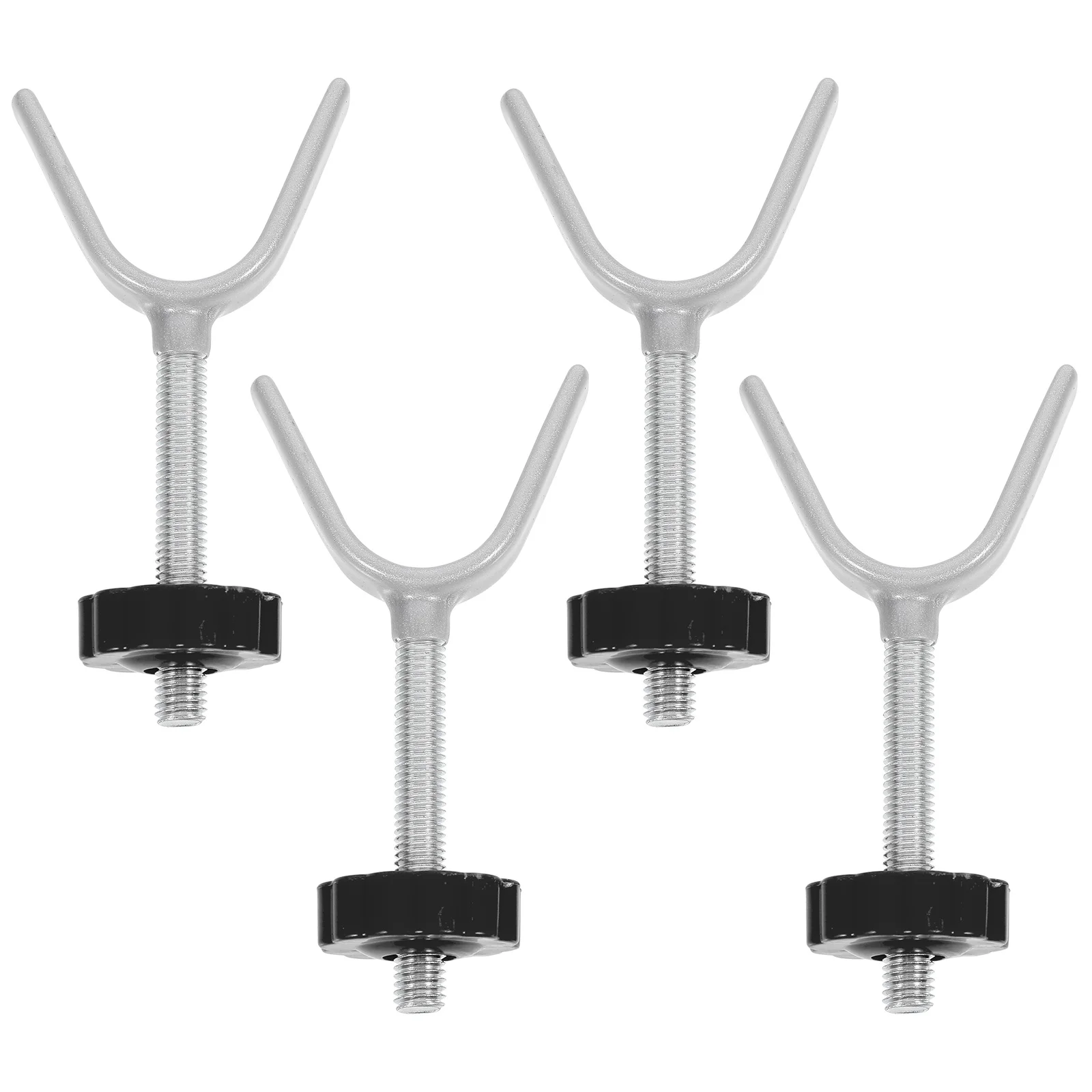 Piezas de barandilla de puerta de seguridad, pernos en forma de Y, pernos de valla interior, tuercas, herramienta de perno en forma de Y para escaleras de fácil uso, 4 Uds. - imagen 3