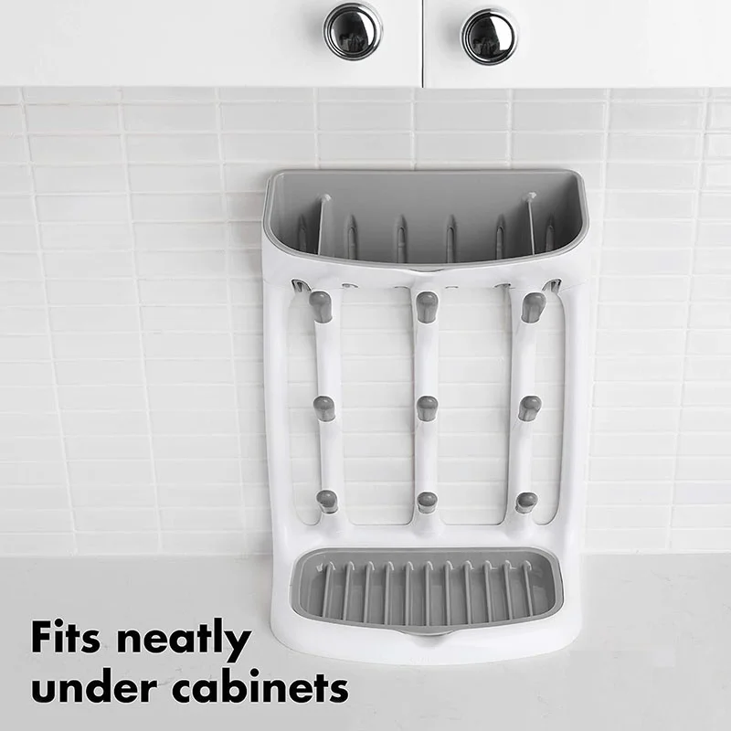 Tendedero Vertical para biberones de alta capacidad, nuevo estilo, estante de secado para encimera que ahorra espacio, accesorio para alimentación de bebé - imagen 4