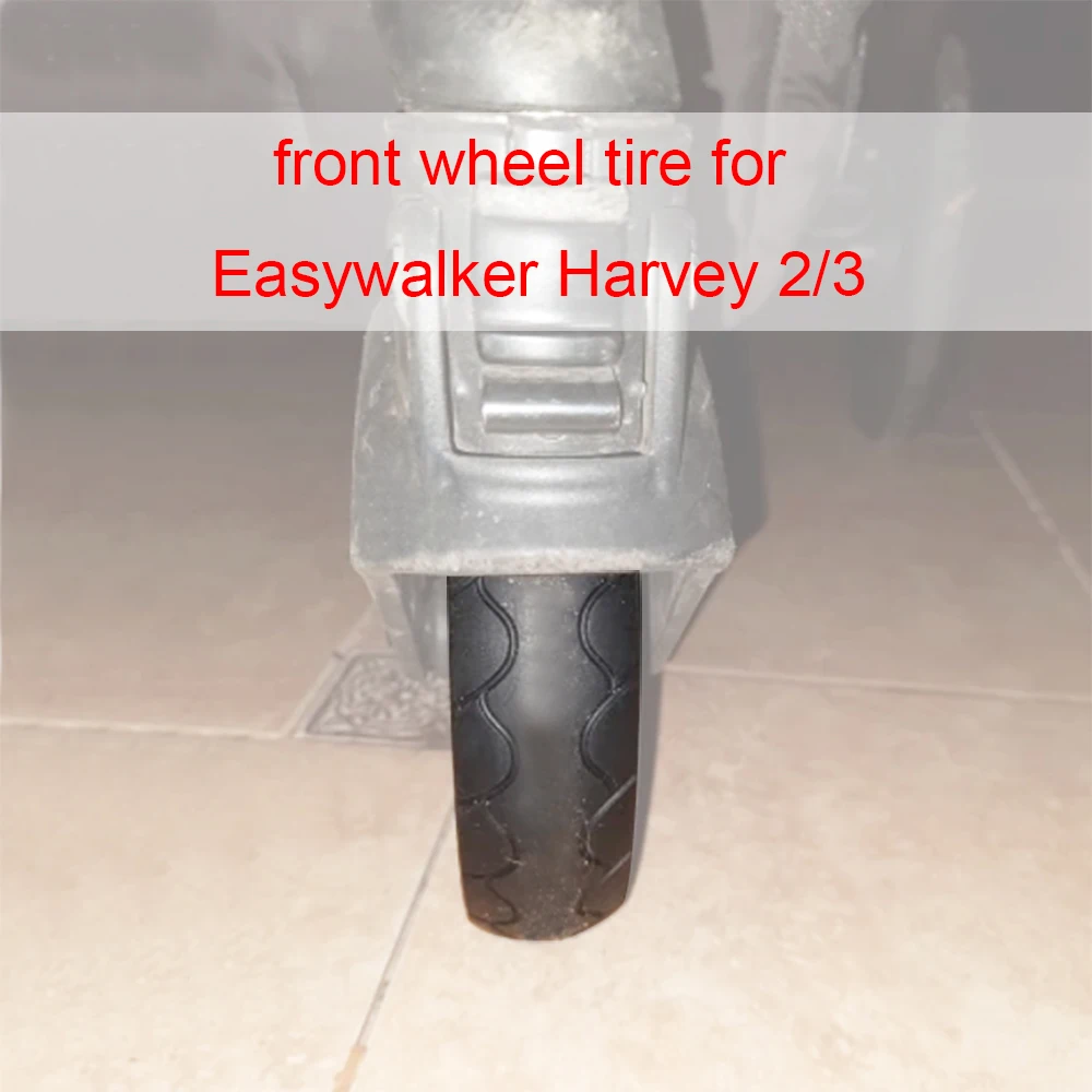 Neumático personalizado para rueda delantera Easywalker Harvey 2/3, cubierta de neumático sin cámara de PU, Compatible con bricolaje, Buggy para bebé, accesorios de repuesto - imagen 4
