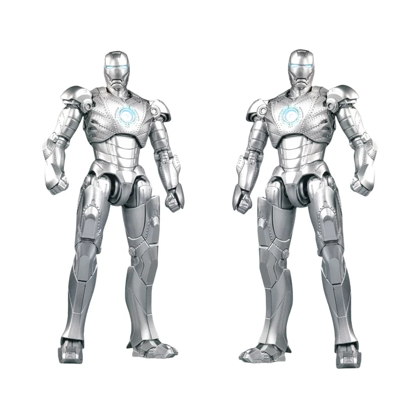 Fondjoy Iron Man Tony Stark MK1 MK2 MK3 MK4 MK5 MK6 MK7 figuras de acción de juguete modelo colección Kit de modelismo regalos de cumpleaños para niños - imagen 4