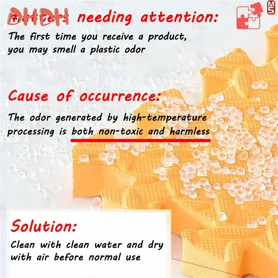 Alfombra de juegos insonorizada para habitación de bebé y niño, estera de gimnasio de actividades, rompecabezas, protección del medio ambiente, 2,5 cm de espesor - imagen 4