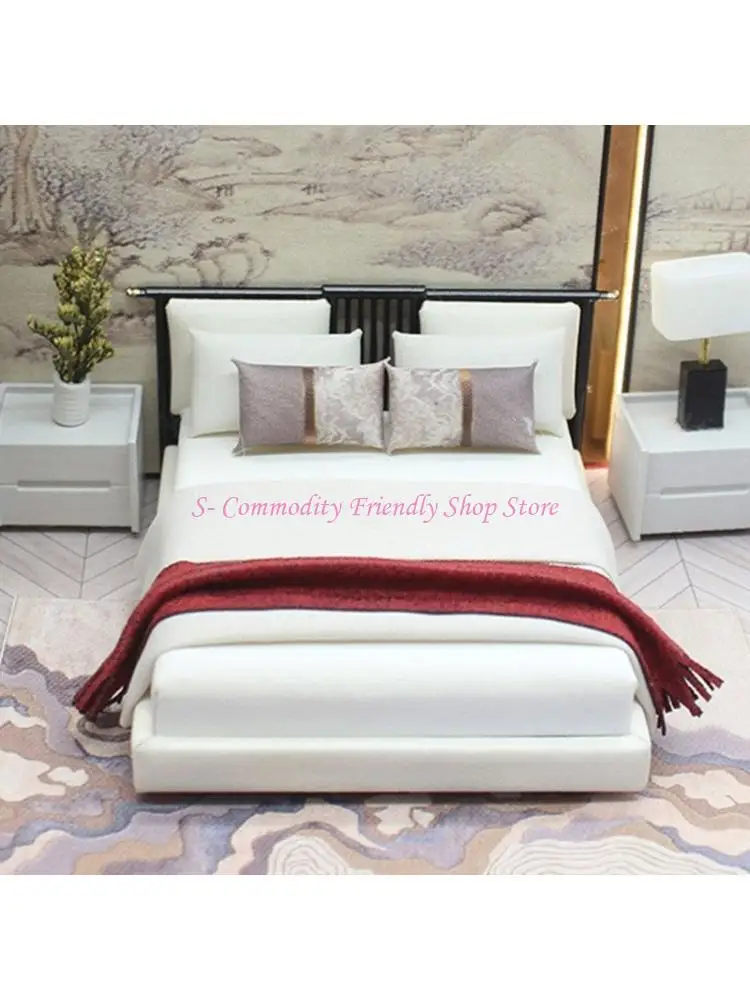 Cama de Muñeca Moderna Escala 1/20 – Mueble Infantil Decorativo - imagen 5