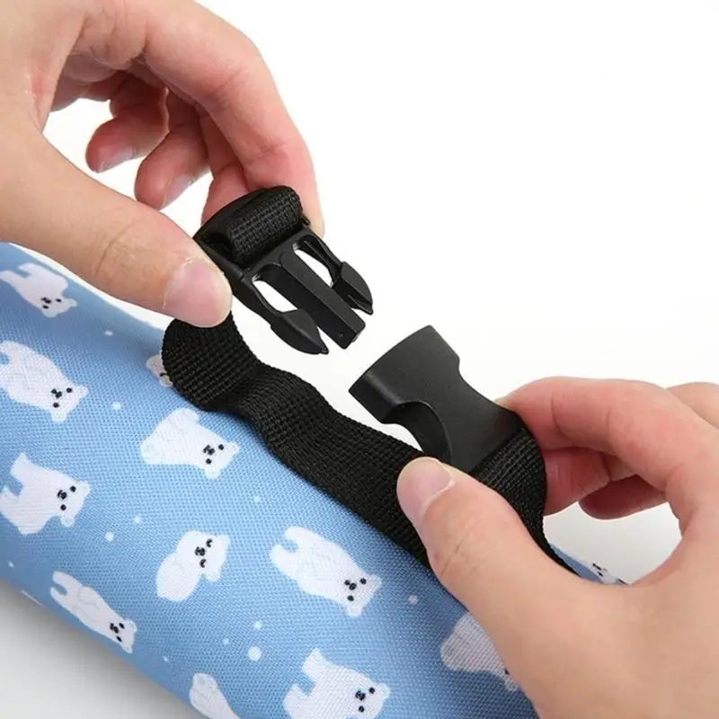 D7YD Calentador biberones portátil, cochecito bebé, bolsa aislante, bolsa colgante desmontable - imagen 2