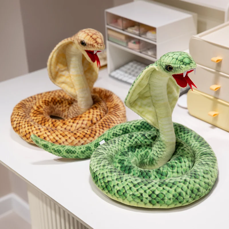 Peluches de serpiente para decoración del hogar – diseño colorido - imagen 2