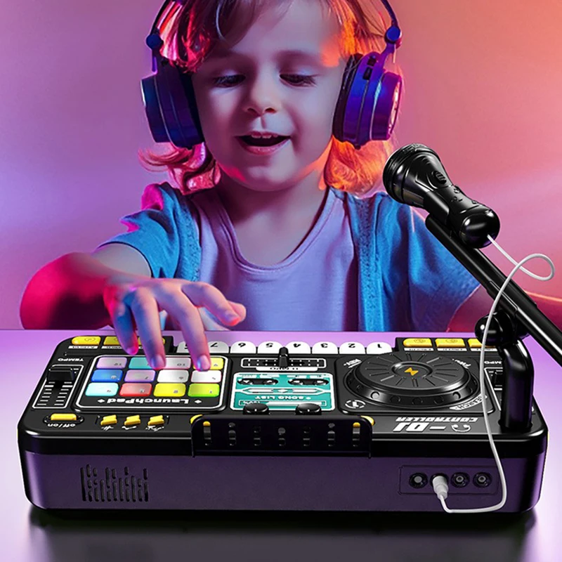 Consola DJ para niños con órgano electrónico multifunción