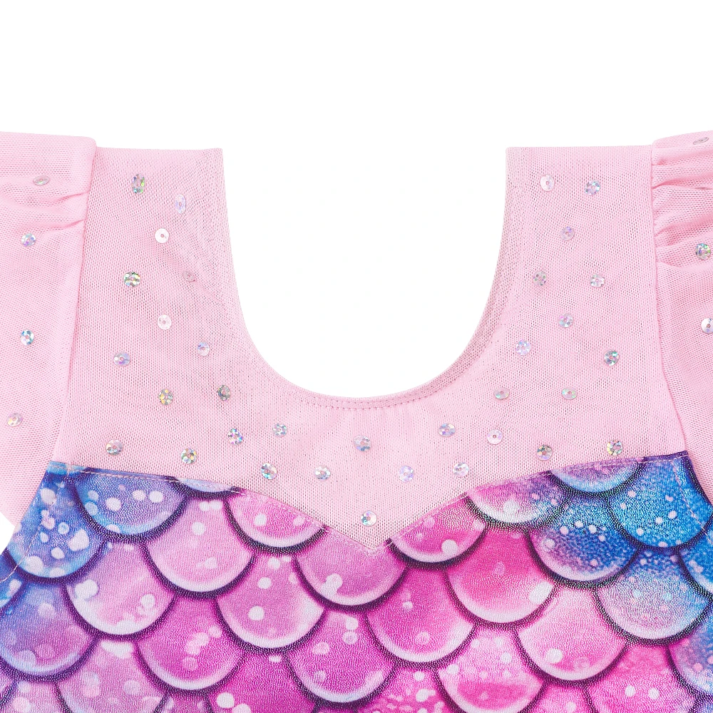 Conjunto ballet infantil leotardo y falda tutú brillante - imagen 5