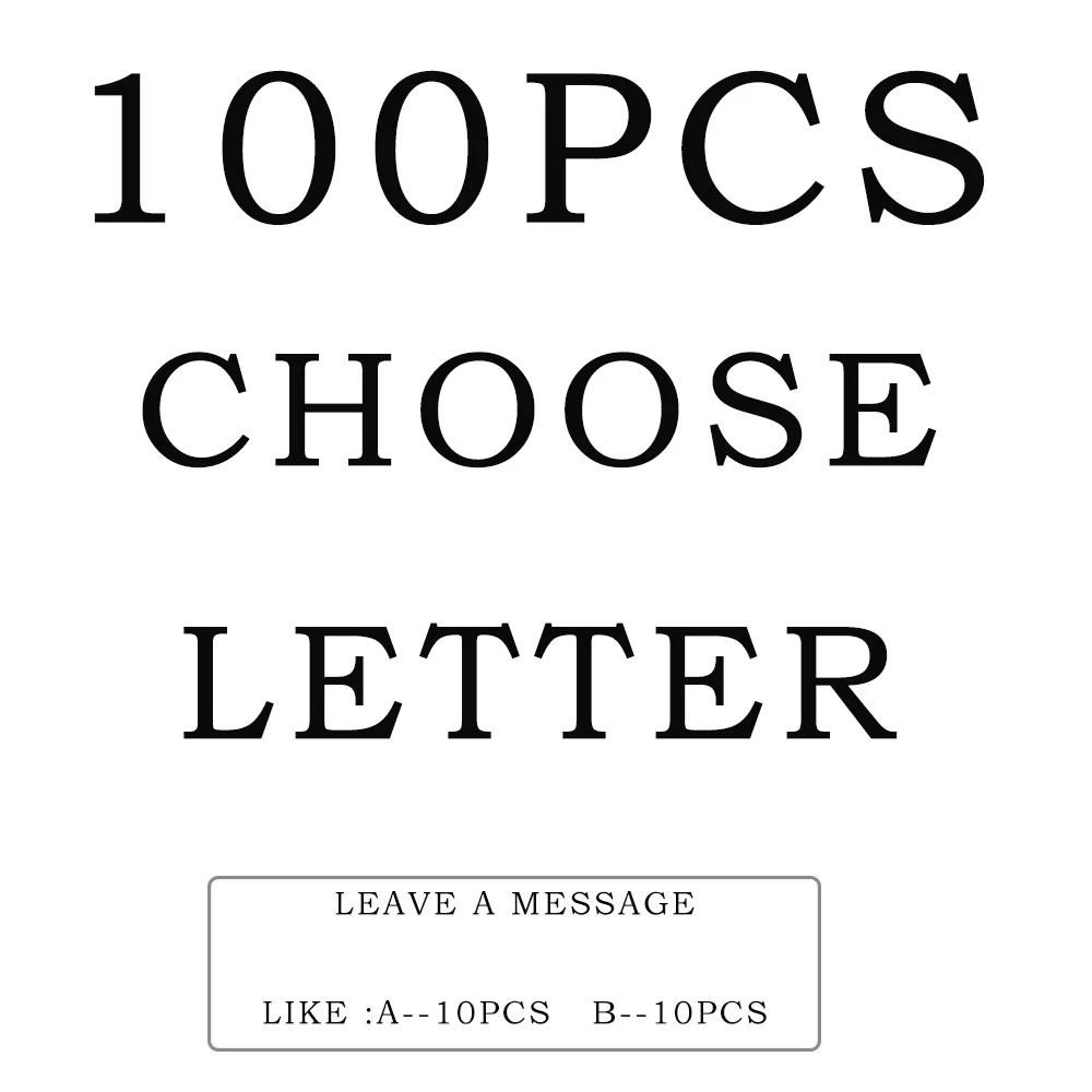100Pcs Choose Letter