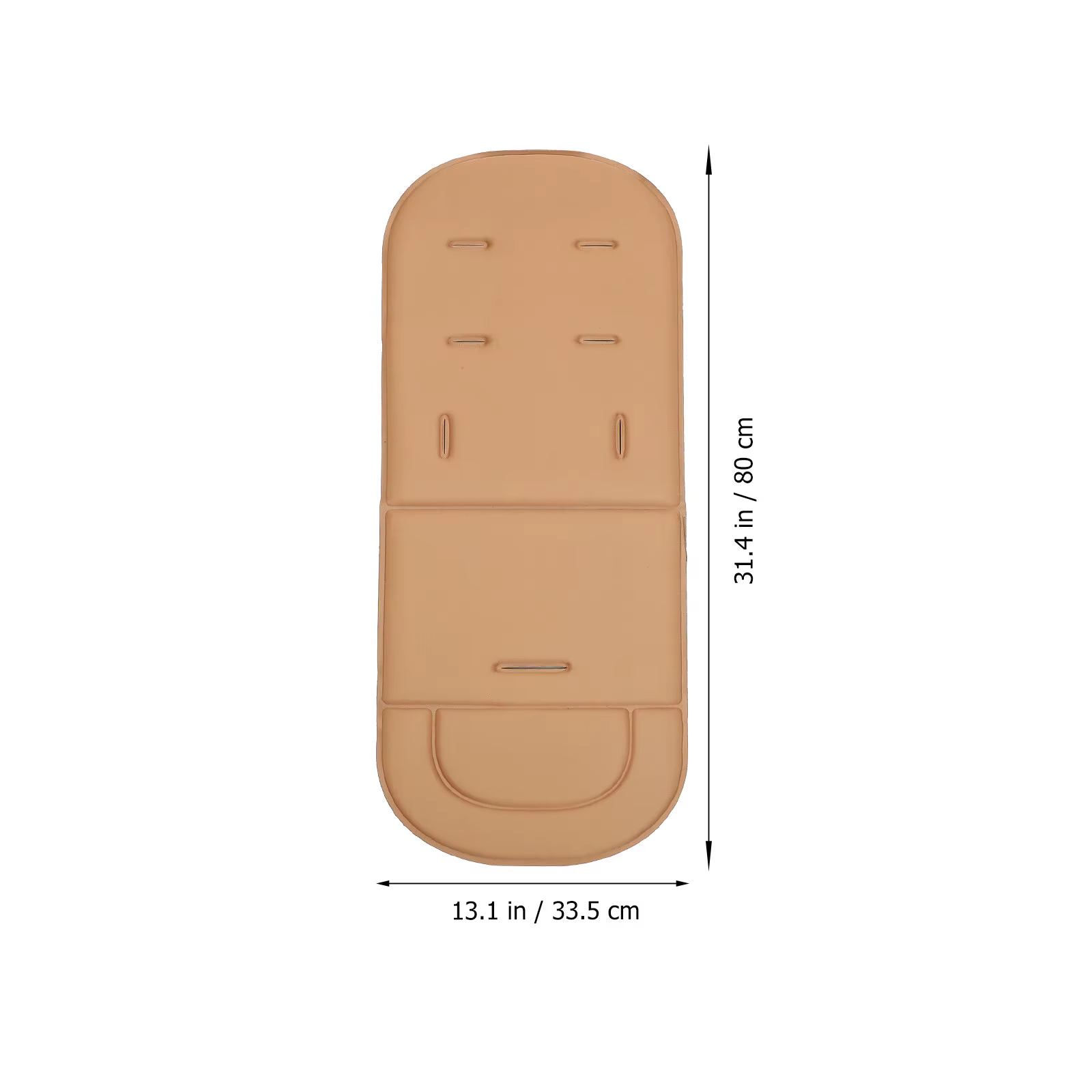 Forro de asiento de algodón transpirable y lavable para cochecito