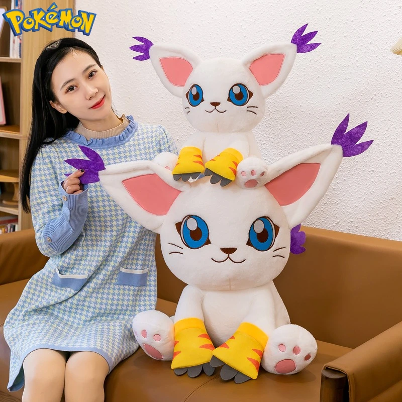 Peluche Gatomon grande suave Digimon para niños – gran felpa - imagen 2