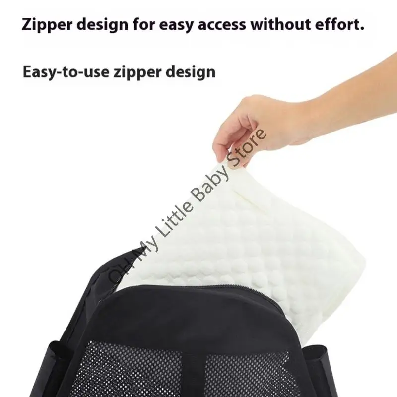 M76C Multi -funcional Bolsas almacenamiento Diseño impermeable Instalación rápida Anti slip Baby Gear Organizador - imagen 2