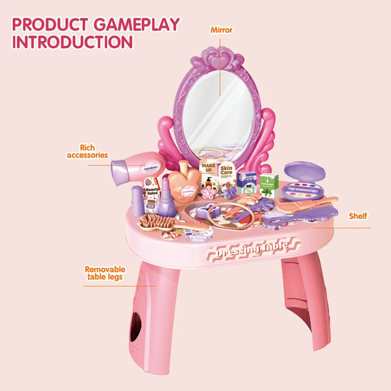 Kit de maquillaje 28-30 piezas - Juego de princesa con pegatinas - imagen 5