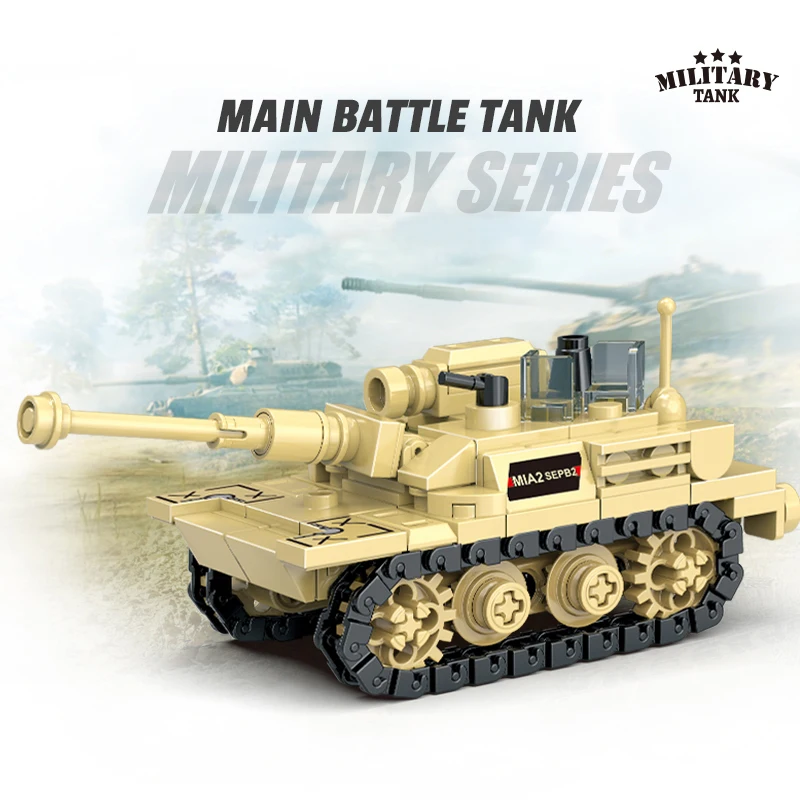 Juego de construcción militar con tanques y soldados infantiles - imagen 3