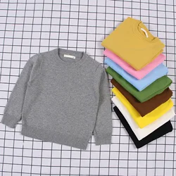 Jersey infantil de punto suave – Algodón manga larga para otoño invierno