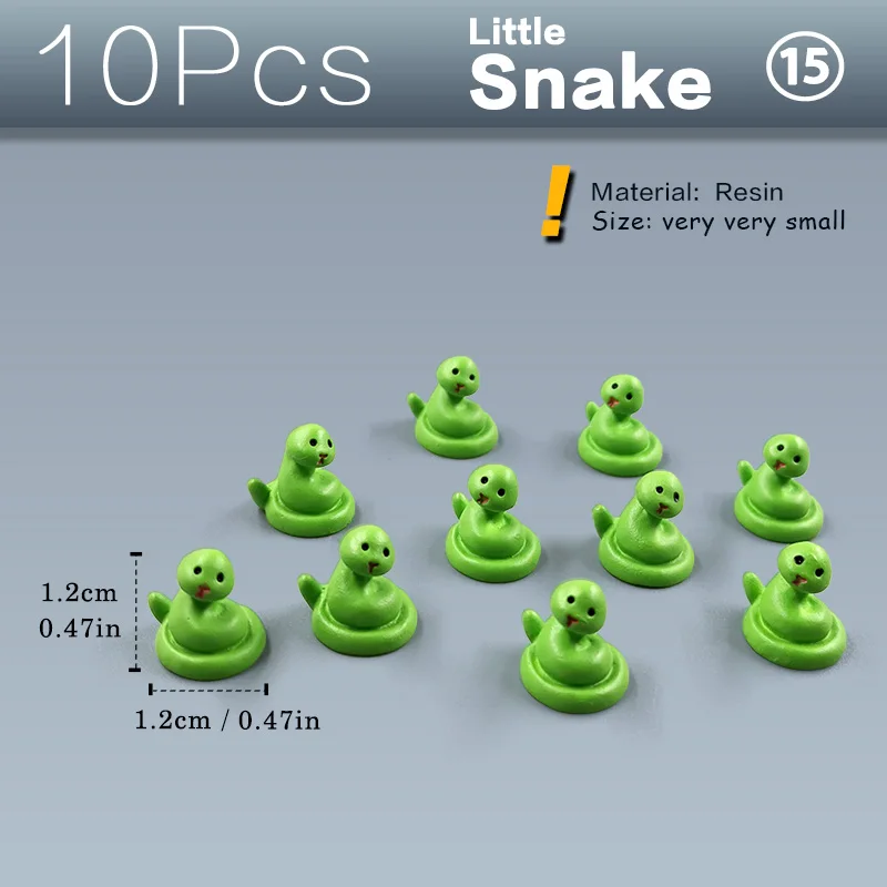 10pcs Snakes