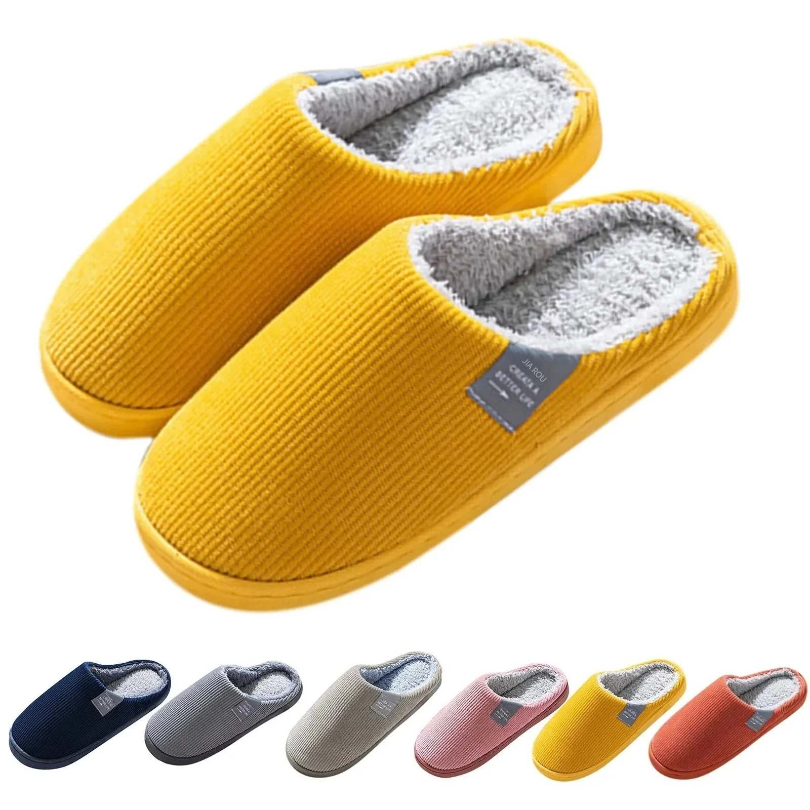 Pantuflas infantiles de felpa antideslizantes para casa - imagen 4