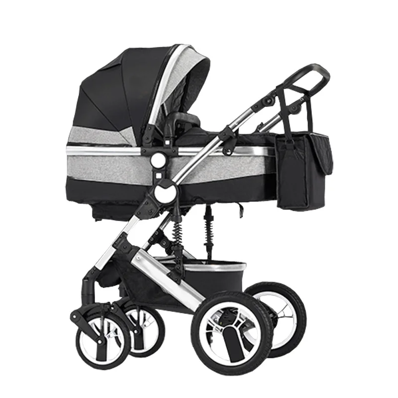 El cochecito de bebé empuja absorción de impactos y plegado paisaje alto en ambos direcciones - imagen 4