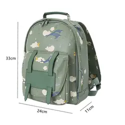 Mochila impermeable PU doble asa para niños - Escuela y viaje