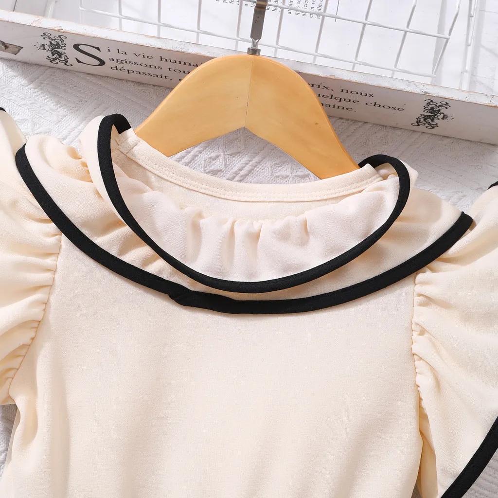 2025 vestido para niños, ropa elegante de verano para niñas pequeñas, manga corta, 3 4 5 6 7 años, vestido de fiesta bonito Floral informal para niños - imagen 4