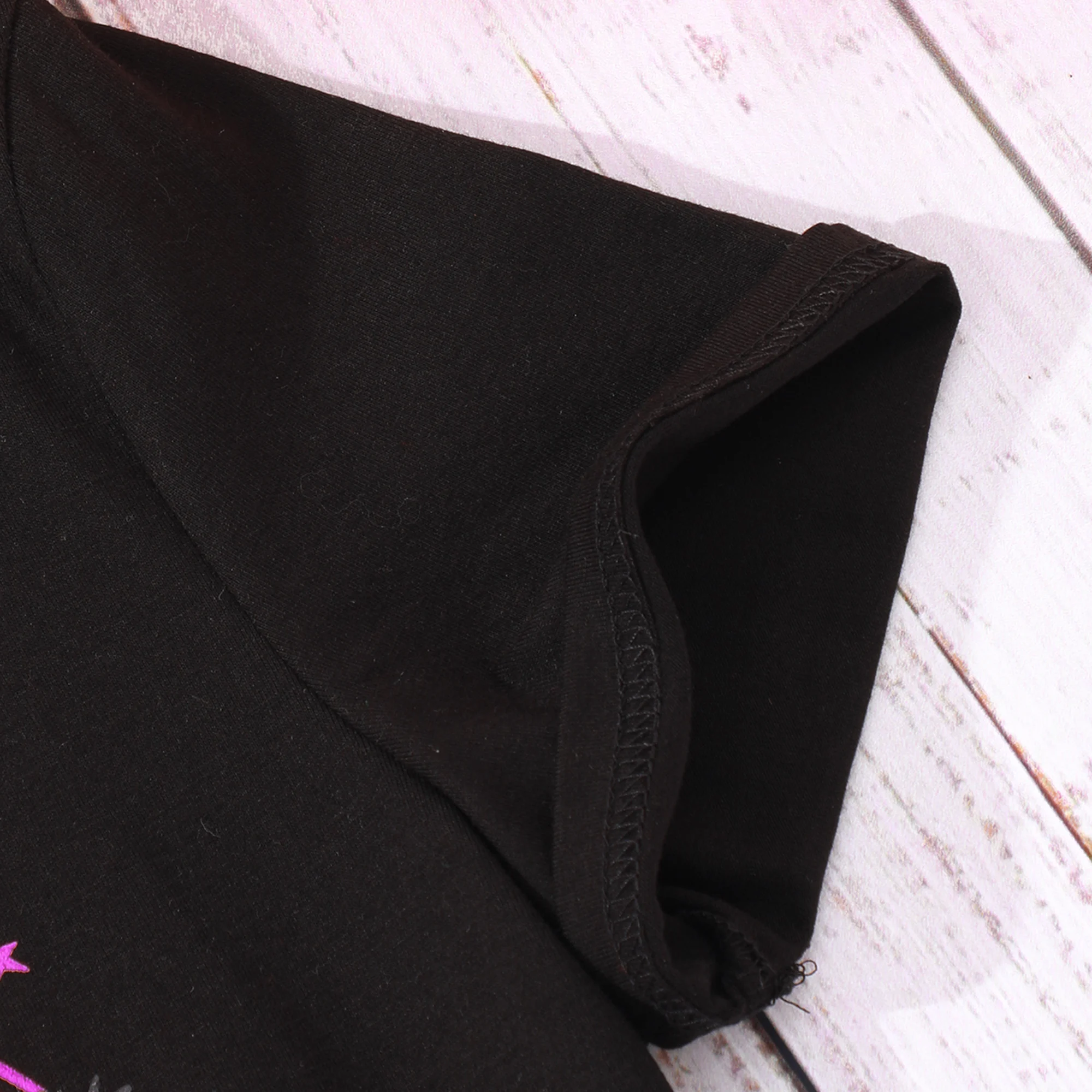 Camiseta de manga corta con marco de esqueleto divertido para niños, Tops de Halloween para niñas, ropa informal, fresco, ventilado, verano, nuevo - imagen 5