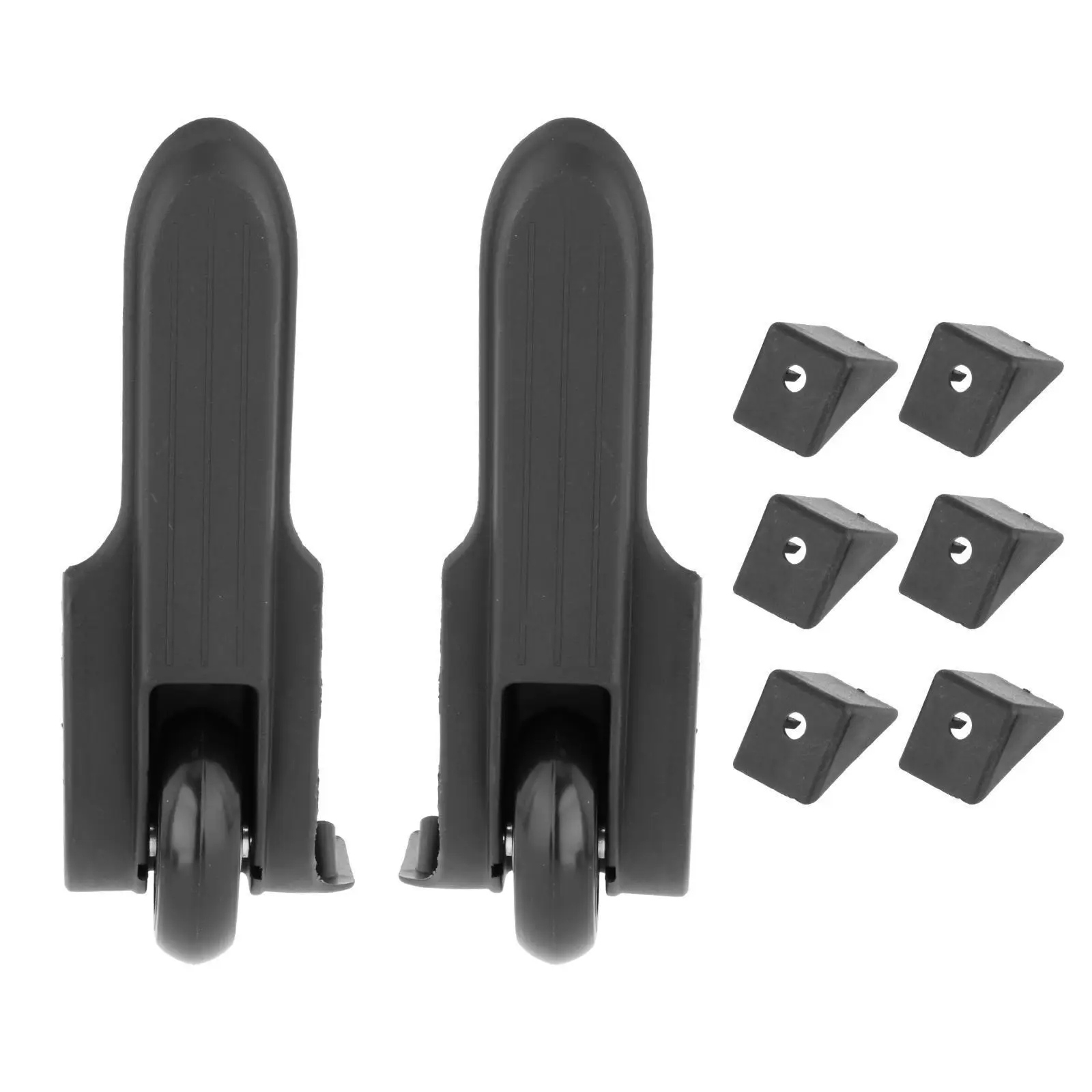 Rueda de equipaje de repuesto, rueda giratoria de rotación direccional, reparación de ruedas, maleta, reemplazo de rueda de equipaje, 2 uds. - imagen 2