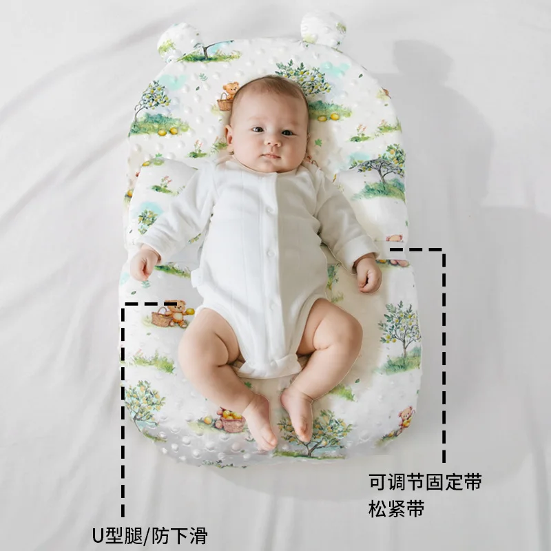 Almohada antirrollos transpirable para bebé recién nacido - imagen 3