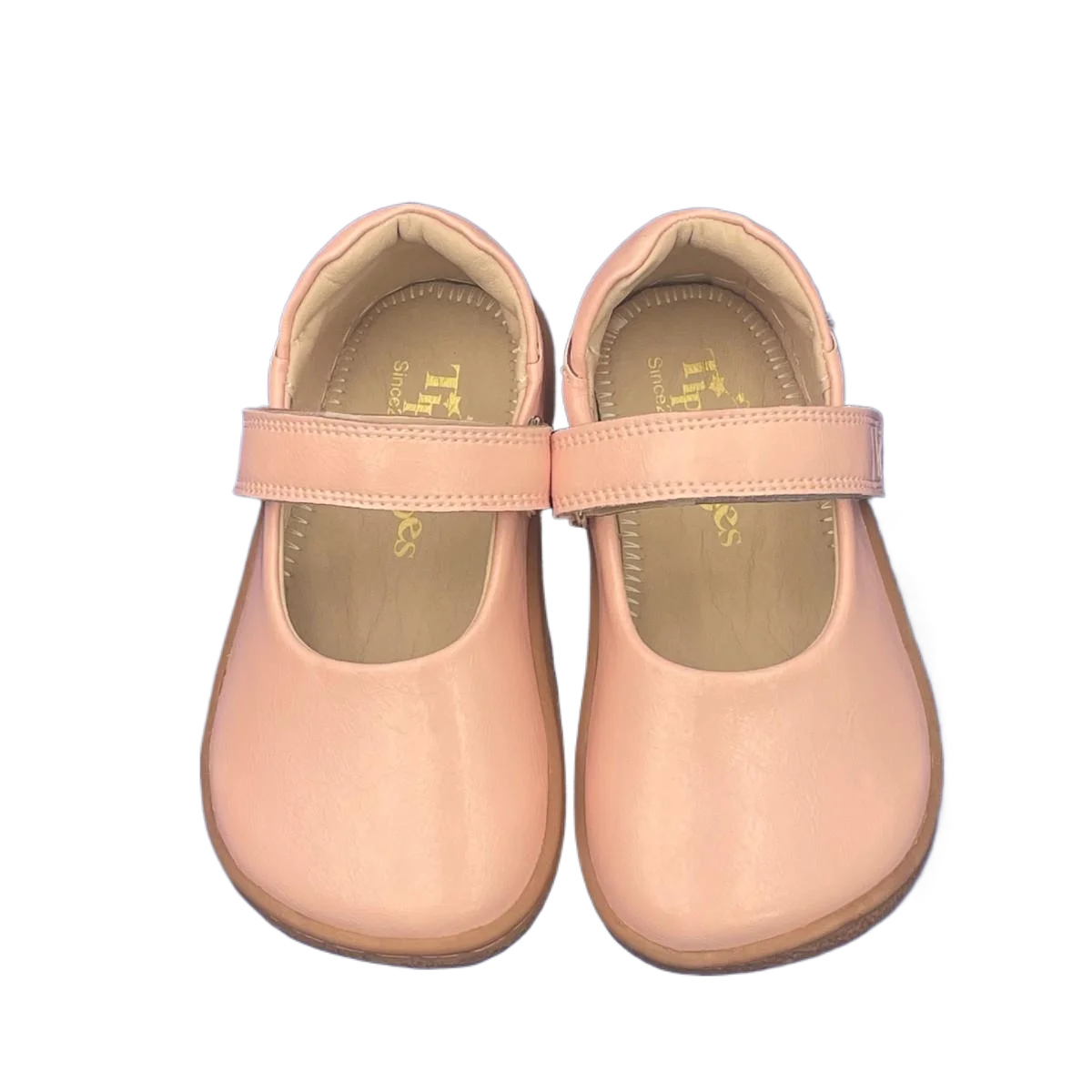 Tipsietoes, nuevo zapato Mary Jane de cuero genuino para niñas y niños, zapatillas descalzas, peso ligero, minimalista, doble correa - imagen 4