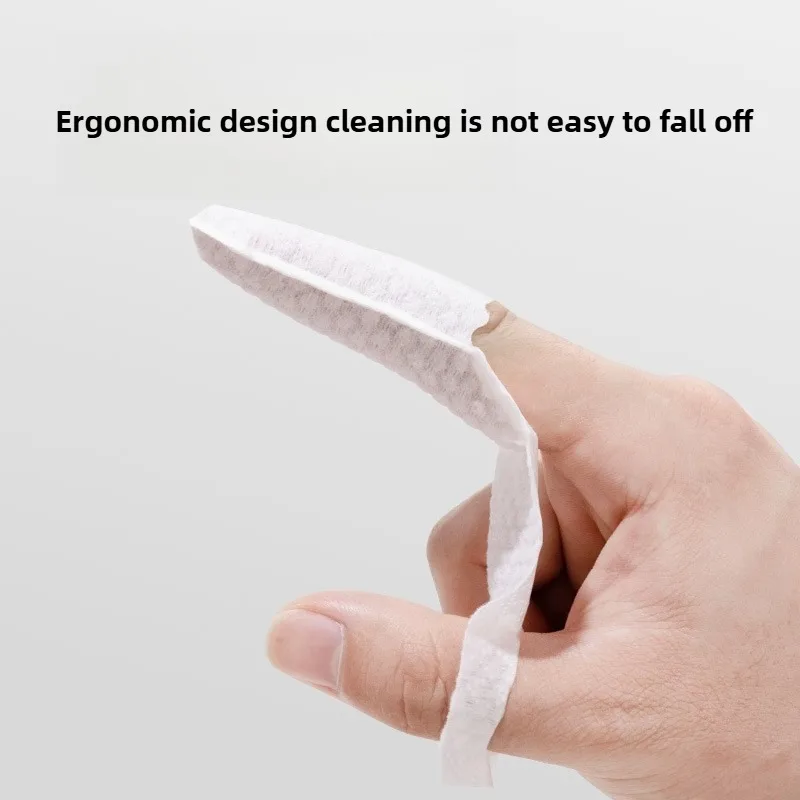 Limpiador bucal para bebés, cepillo para dientes de bebé, gasa para recién nacidos, cunas para los dedos, lavado desechable para bebés, limpieza con revestimiento de lengua, buenos artículos - imagen 3