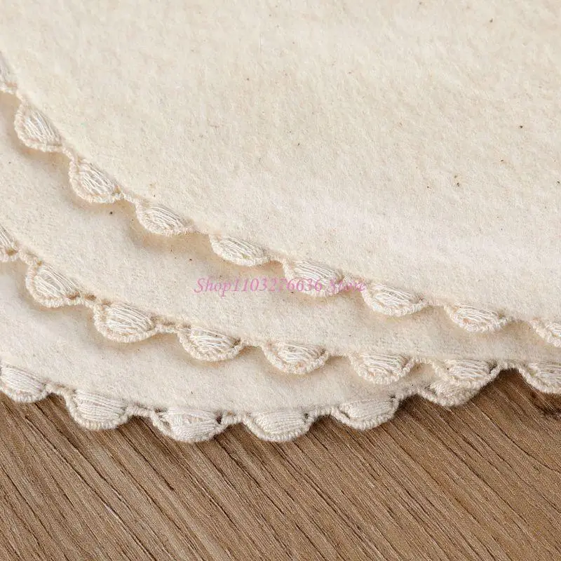 R6FD Baby Bandana babeando y dentición con delicado acceso a ropa bordado - imagen 4