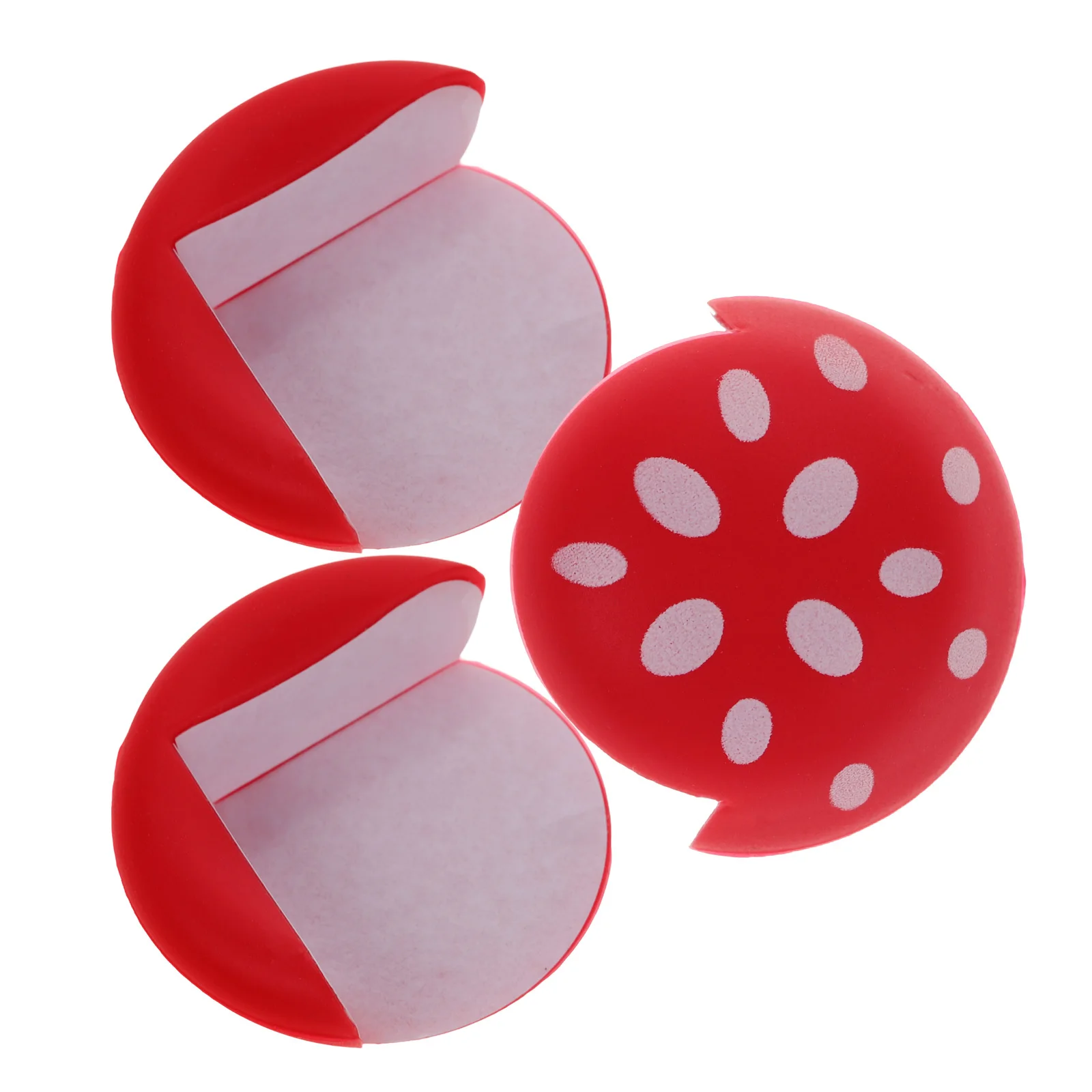 Protectores de esquina de silicona para niños, protectores de seguridad a prueba de bebés, cubiertas de esquina de mesa con diseño de setas gruesas, muebles para niños, 3 uds. - imagen 5