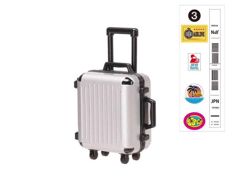 Suitcase silver S
