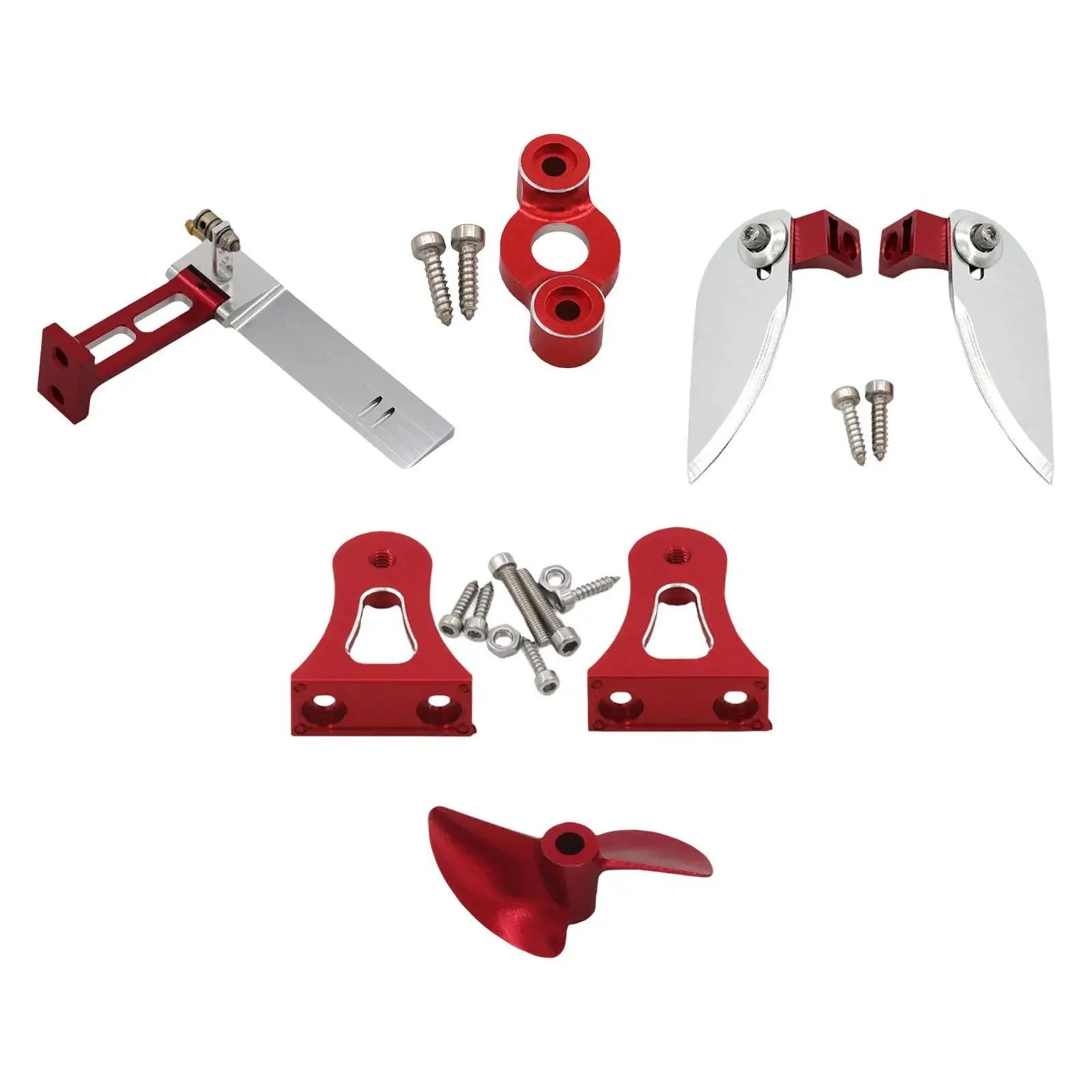 RC Speedboat Modification Replacement High Strength Assembly Easy Installation Professional Udi903 Rudder Kit RC Boat Parts