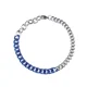 blue silver bracelet