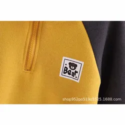 Conjunto chándal infantil acolchado con sudadera y pantalón para bebé