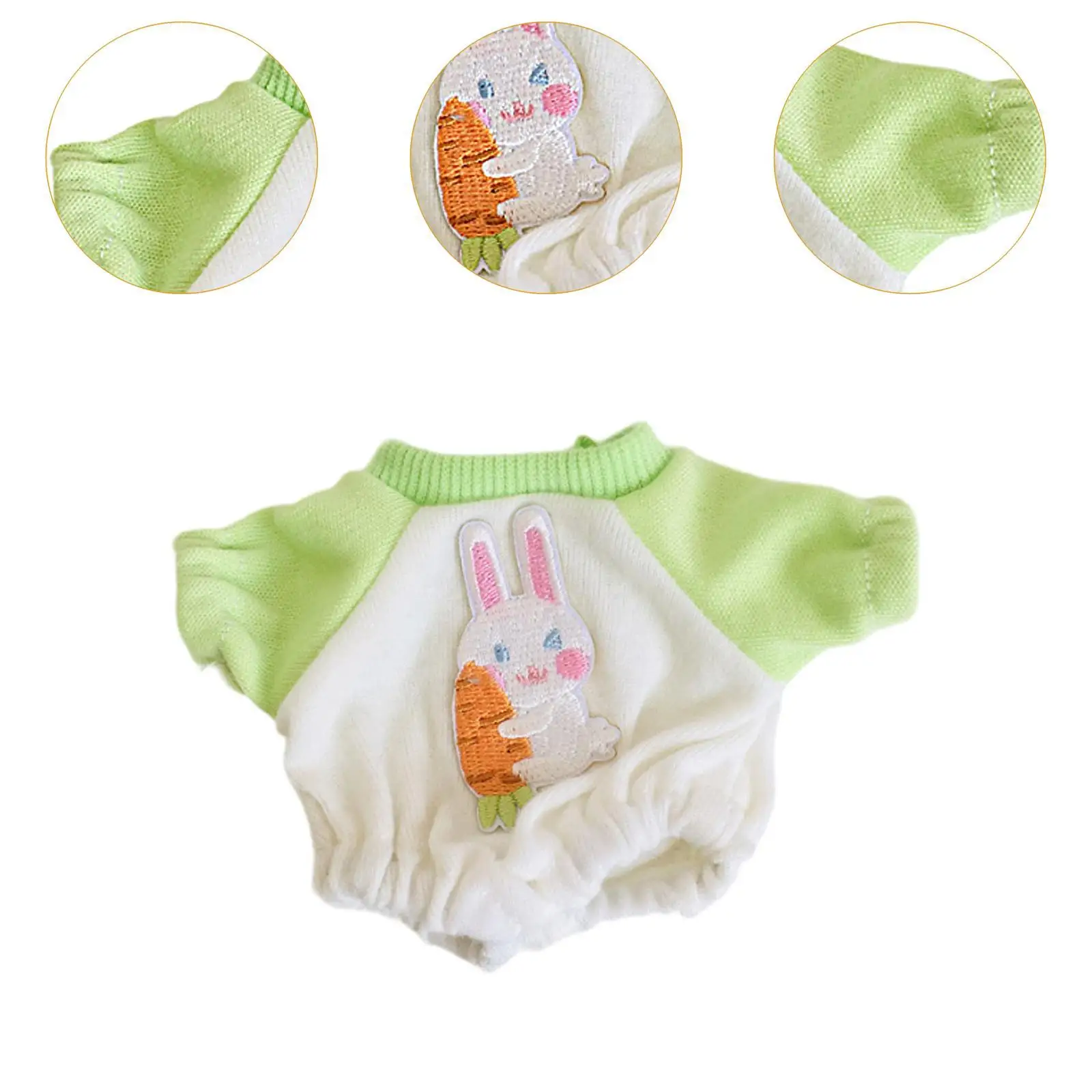 Doll Bodysuit Soft Cute Fashion Doll Dress up for 17cm Pendant Doll Costume