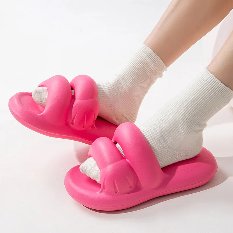 Zapatillas garra gato pantuflas suela gruesa - vista principal