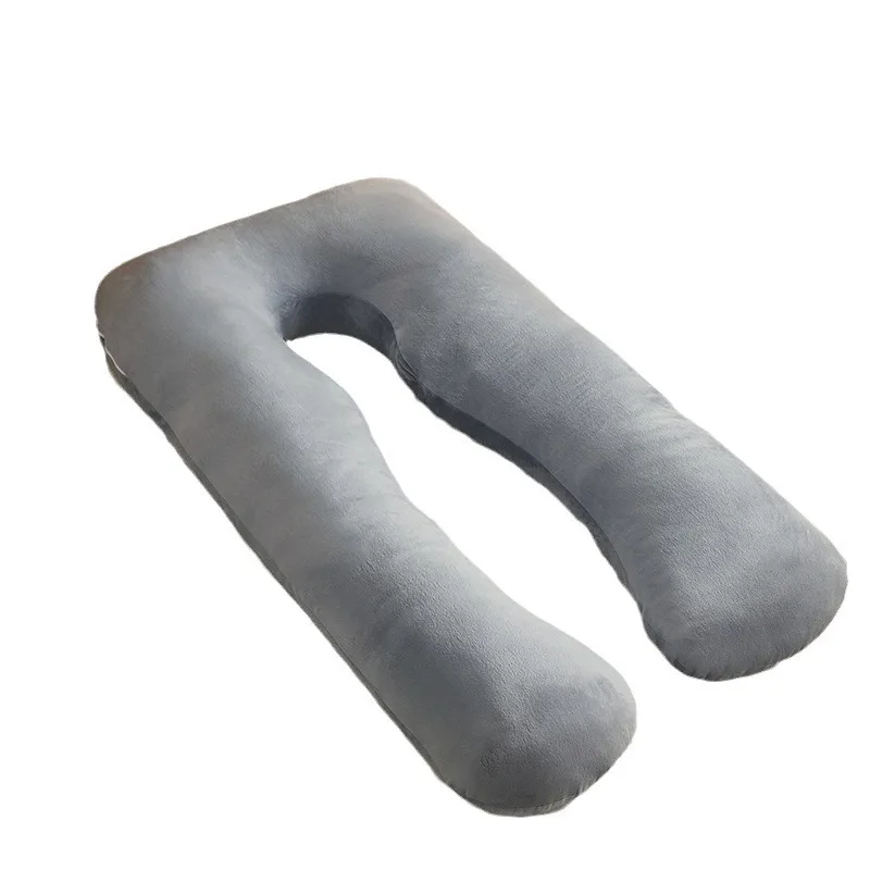 Almohada embarazo forma U – Algodón puro lavable - imagen 5