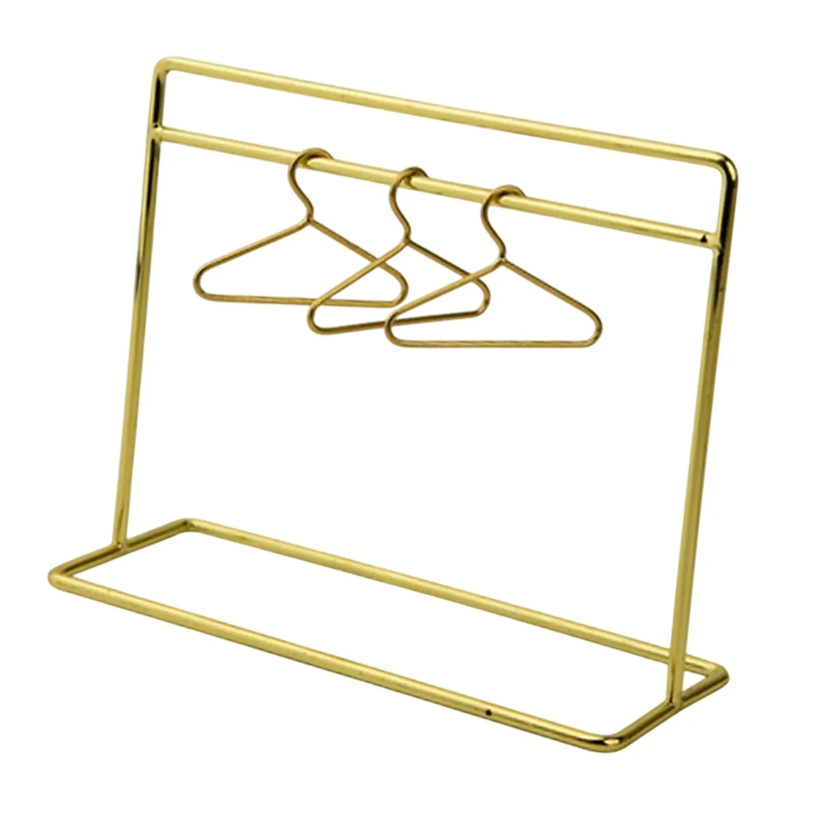 Doll Miniature Garment Rack with Hangers,Doll Wardrobe Furniture,1/12,Dollhouse Clothing Rack for Dollhouse Supplies