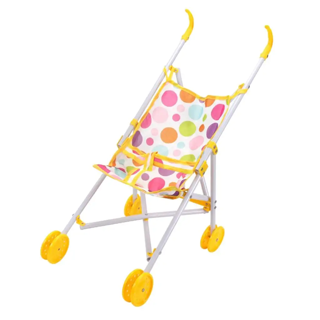 Foldable Stroller Pushchair for Reborn , Children Nursery Bedroom Furniture Toy Decoration