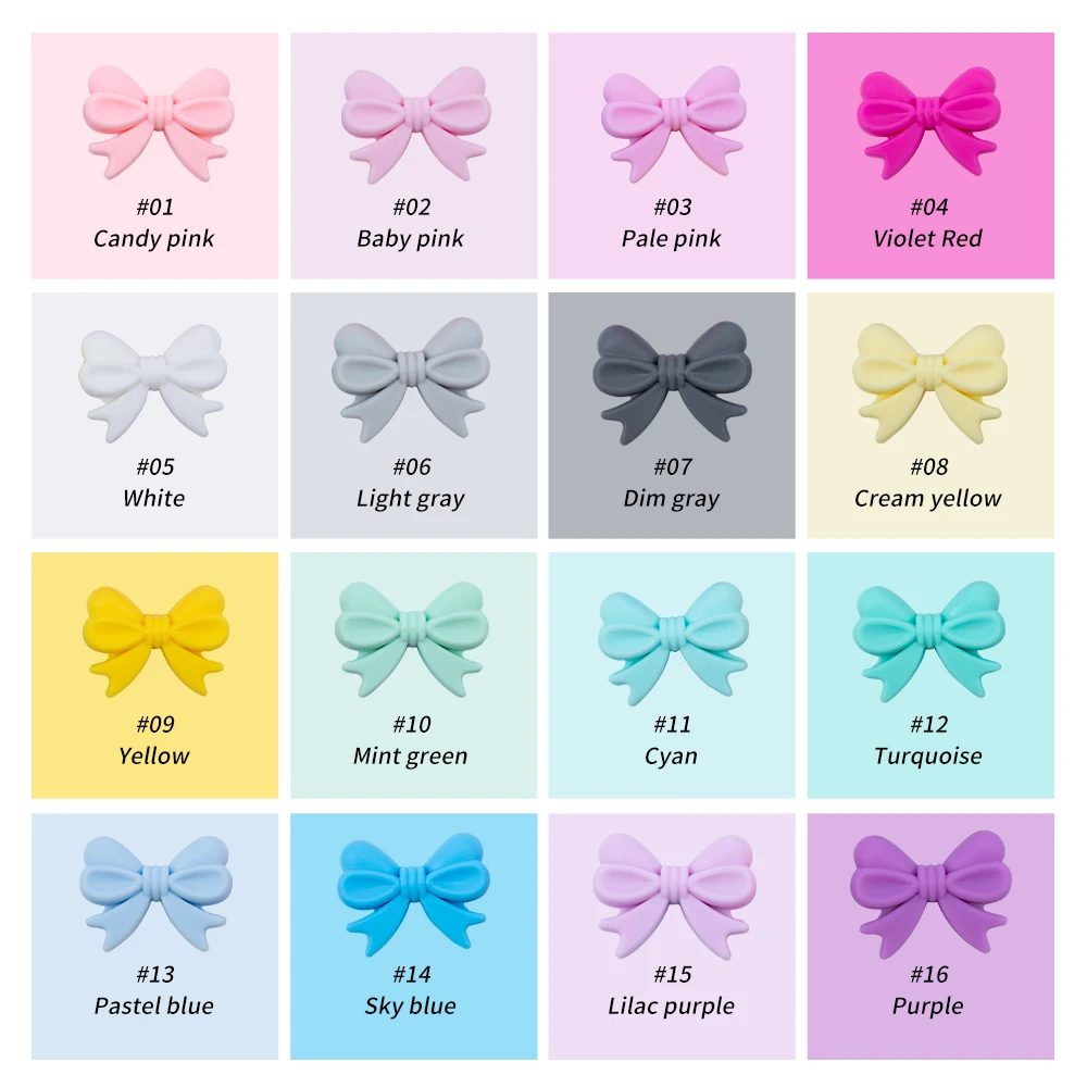 10pcs Bowknot Mix