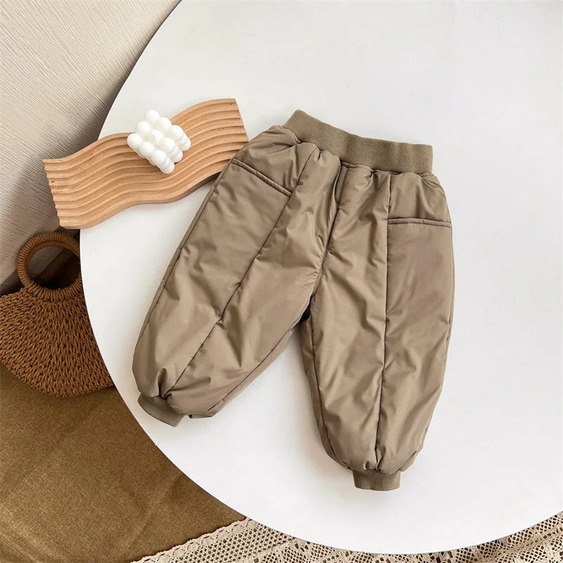 Pantalones acolchados para bebé – Algodón grueso de invierno - imagen 5