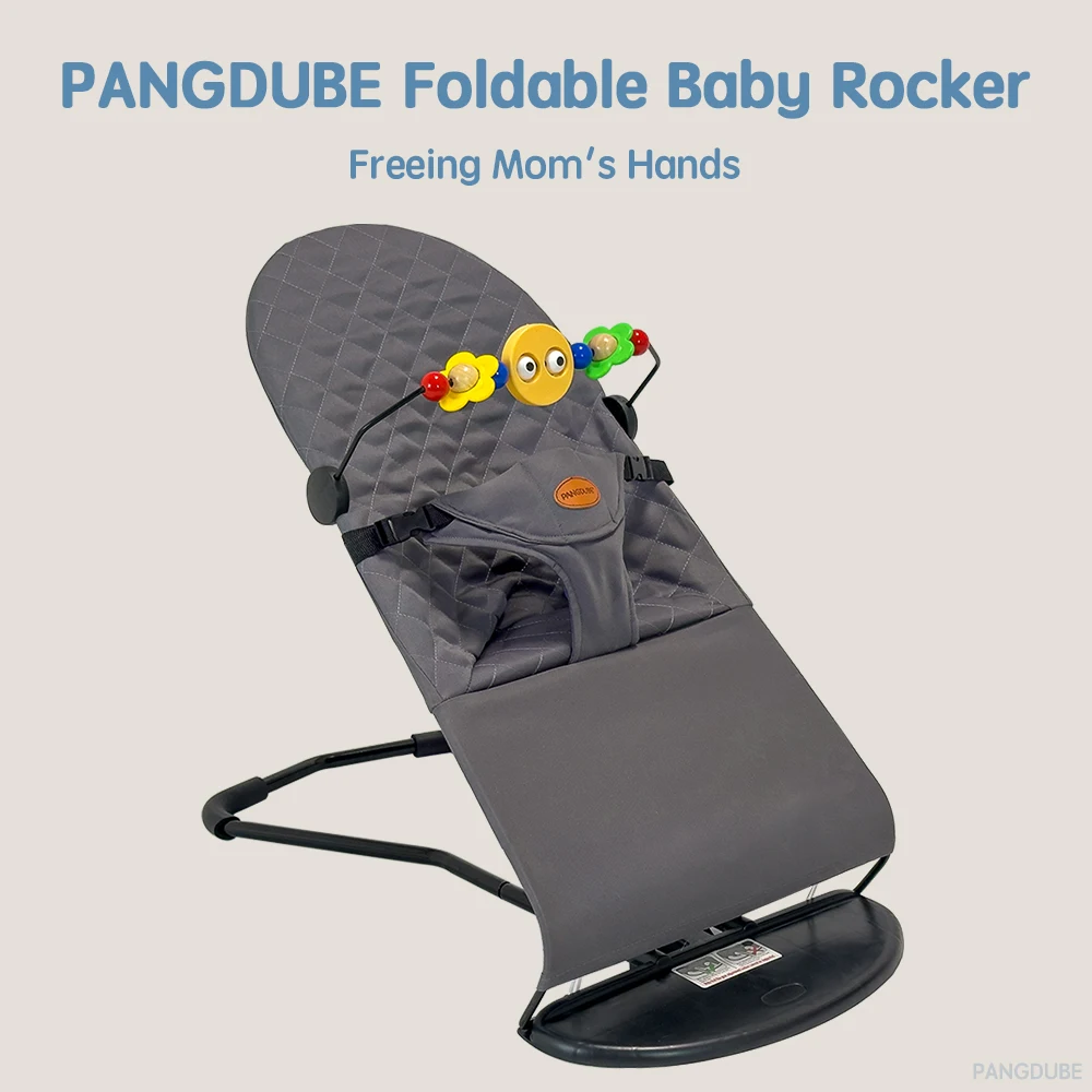PANGDUBE Baby Bouncer Silla Plegable y Reclinable para Bebé - imagen 2