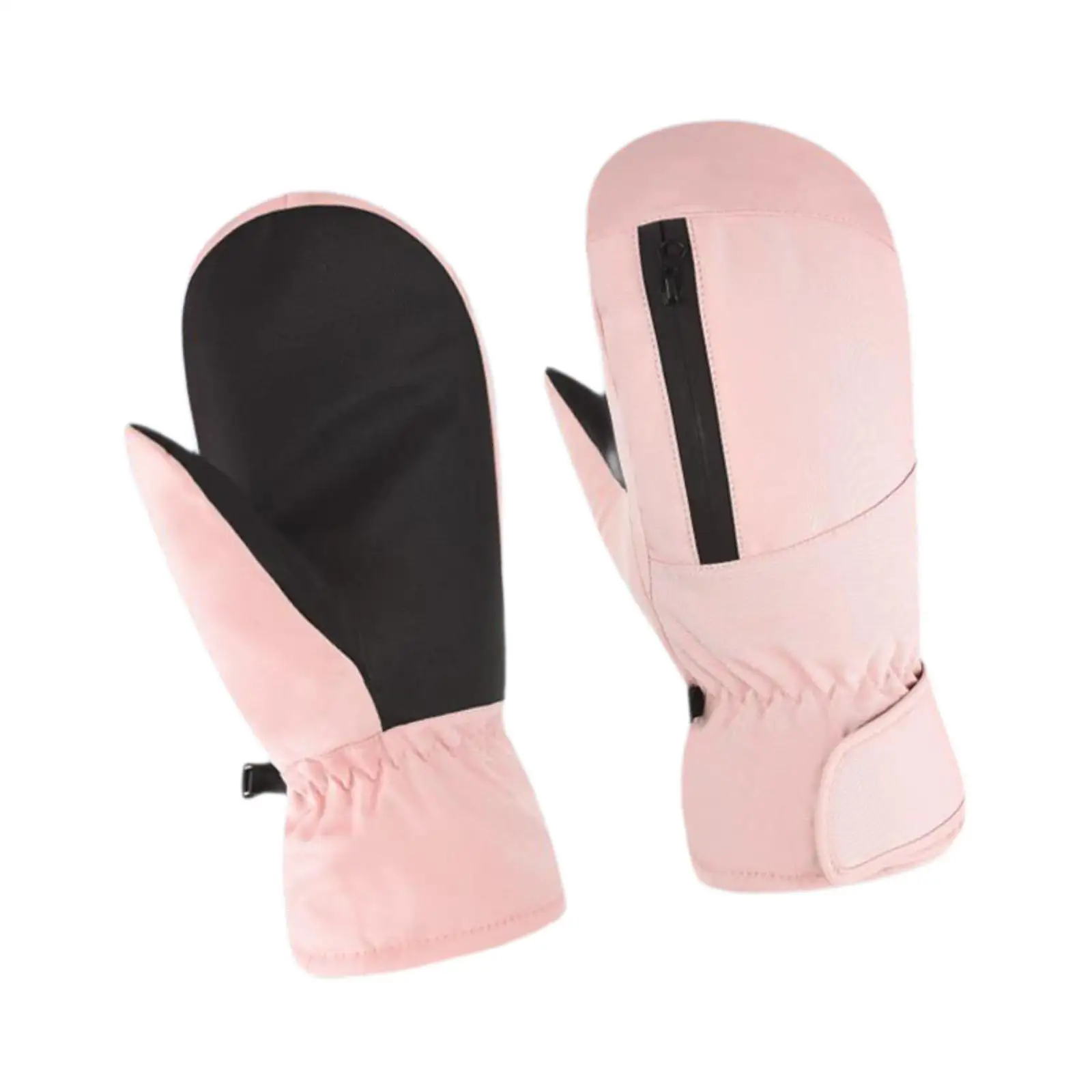 Winter Ski Mittens Windproof Snow Mitts for Snowmobiling Skating Skiing